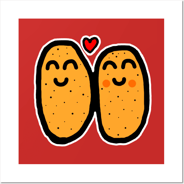 Two Potatoes Wall Art by Graograman